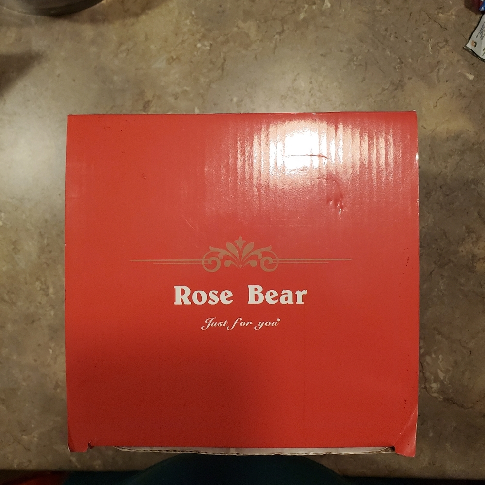 VALENTINES | ROSE BEAR | NIB - Picture 3 of 4
